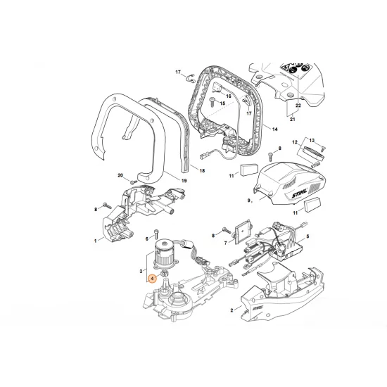 STIHL  Amortyzator 4869 162 1100